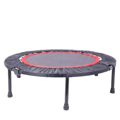 40 Inch Mini Exercise Trampoline for Adults or Kids - Indoor Fitness Rebounder Trampoline with Safety Pad