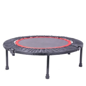 40 Inch Mini Exercise Trampoline for Adults or Kids - Indoor Fitness Rebounder Trampoline with Safety Pad - 1 of 4