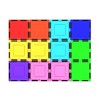 PICASSO-TILES 12 PC Magnetic Tiles, Building Blocks, STEM Toys for Kids 3+ - 3 of 4