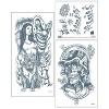 Tinsley Transfers Temporary Tattoo Sheet Halloween Costume Accessories - Multicolored One Size - 2 of 2