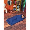 EVERYDAY KIDS Toddler Nap Mat –Solid Navy– Soft Microfiber, Rollup with Handle & Pillow, for Preschool, Daycare, or Travel -Ages 2-6 years - 2 of 4