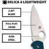 Spyderco Delica 4 Lightweight Folding Pocket Knife with K390 Premium Steel Blade | Great for Industrial Cutting, Blanking, and Punching Operations - 3 of 4