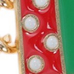 gold red white brown