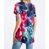 Women's Splatter Tie Dye Sequin Top - HEIMISH USA - 3 of 3