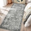 Washable Modern Abstract Living Room Rugs, Soft Non Slip Low Pile Carpet for Dining Room Bedroom - 2 of 4