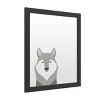 Trademark Fine Art Dry Erase Marker Board with Printed Artwork - Annie Bailey Art 'Gray Wolf' White Board - 2 of 4
