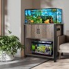ELJGET 40 Gallon Aquarium Stand, Fish Tank Stand for 40-50 Gallon, Heavy Duty Double Fish Tank Table with Storage & Power Outlets, 660LBS Capacity - 2 of 4