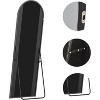 Beautyolove Full Length Mirror, 65"x22" Arched Window Pane Mirrors for Wall Decor, Black Full Body or Wall Mounted Mirrors - 3 of 4