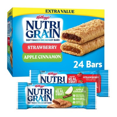 Nutri-Grain Value Pack Strawberry & Apple Cinnamon - 24ct