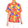 LA LEELA Women's Casual Beach Hawaiian Blouses Shirt Hawaii Blouse Short Sleeve Dress Tops Tee Button Down Summer Shirts for Women - 2 of 4