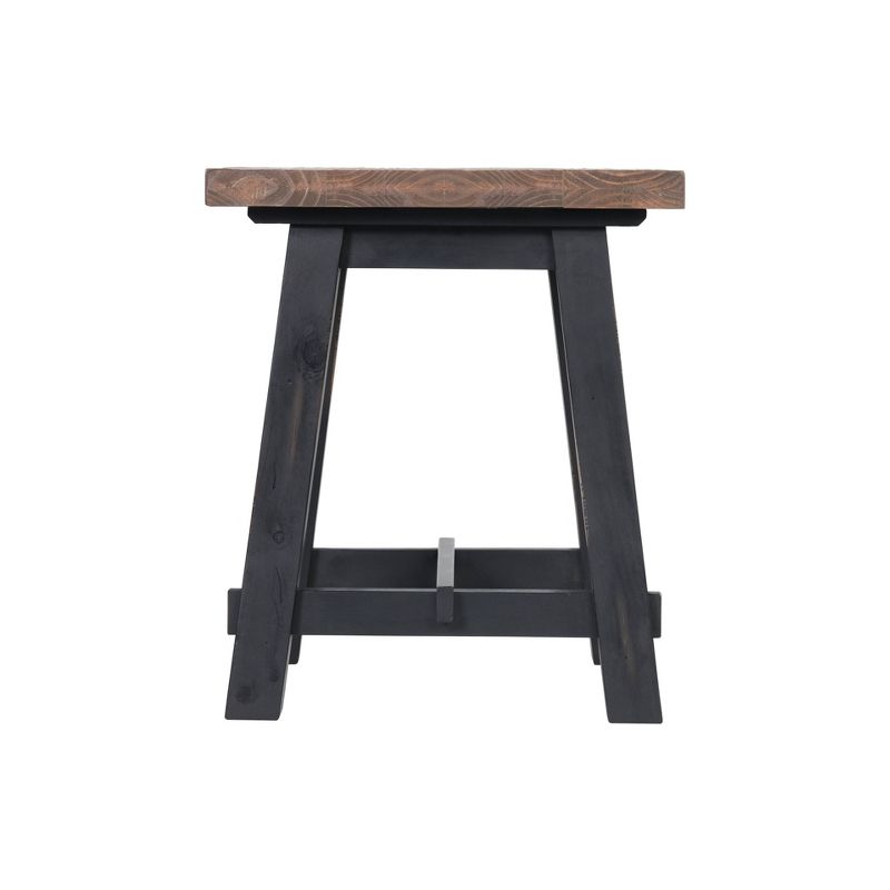 21&#34; Odin Solid Wood Side Table Black - Alaterre Furniture, 5 of 7