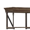 86.5" Corbin Double Bookcase Brown - Treasure Trove Accents: Steel Frame, 4-Tier Etagere Storage Organizer - 4 of 4