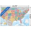 Trends International USA Map 2023 Unframed Wall Poster Prints - image 3 of 4