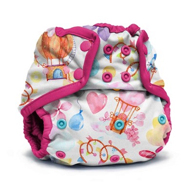 Image of Kanga Care Rumparooz One Size Reusable Cloth Diaper Cover Snap | Candylicious Pink 6-35 lbs