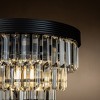 ALOADECOR 3-Light 13" Glam Tierd Flush Mount With Crystal Accents - 4 of 4