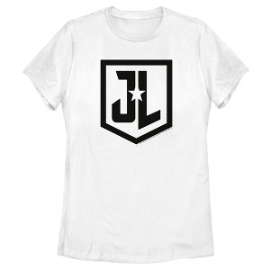 Women's Zack Snyder Justice League Badge Logo Reverse T-Shirt - 1 of 4