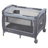 Baby Trend Lil Snooze Deluxe III Nursery Center Playard For Twins - Cozy Gray - 3 of 4
