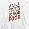 Men's Generic: Christmas All I Want For Christmas Is Food Pull-Over Hoodie - 2 of 4