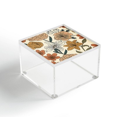 Emanuela Carratoni Spring Floral Mood 4" x 4" Acrylic Box - Deny Designs