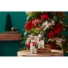 Glittered Snowman Figurine (Set of 2) - 3 of 3