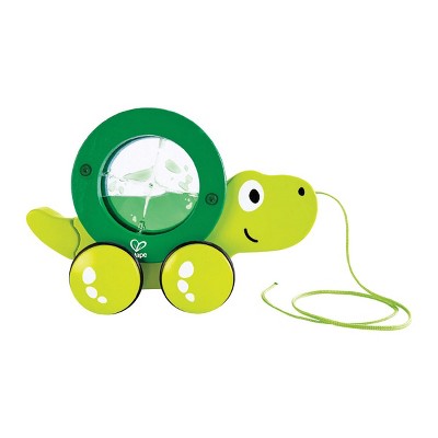 Hape Wooden Swirling Shell Turtle Pull Along
