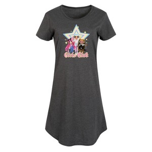 Women's - LOL Surprise! - Girls Club Graphic T-shirt Dress - 1 of 4