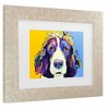 Trademark Fine Art Pat Saunders-White Sadie Matted Framed Art - 3 of 4
