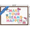Trends International Hello Kitty: 17 General - Make Your Dreams Happen Framed Wall Poster Prints - 3 of 4