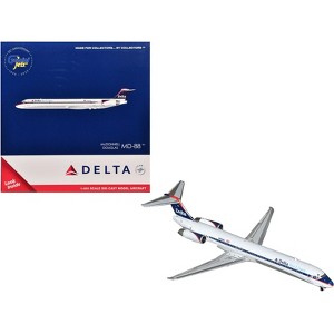 McDonnell Douglas MD-88 Commercial Aircraft "Delta Air Lines" White with Blue and Red 1/400 Diecast Model Airplane by GeminiJets - 1 of 3