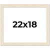 PosterPalooza | 22x18 Wide Barnwood Picture Frame, UV Acrylic, 6 Finishes - Grey, Brown, White, and Black - 2 of 4