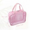Unique Bargains Large Capacity PVC Clear Zipper Makeup Bag Organizers 1 Pc - 2 of 4
