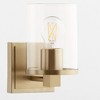 Quorum Lighting Bolton 1 - Light Vanity in  Aged Brass - 3 of 4
