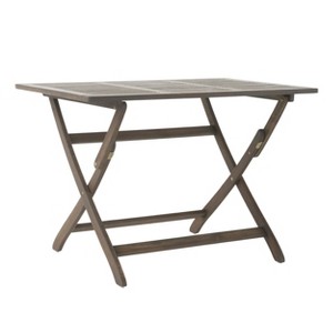 Vynxaria Patio End Tables - 43.5'' Foldable Dining Table for Outdoor Hosting - 1 of 4