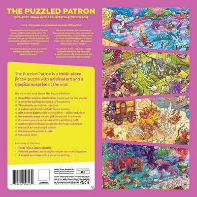 Magic Puzzle Company The Puzzled Patron Jigsaw Puzzle - 1000pc_4