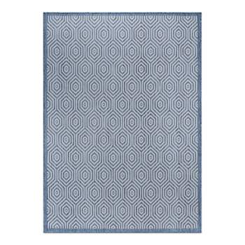 World Rug Gallery Modern Geometric Textured Flat Weave Indoor/Outdoor Area Rug