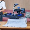 VEVOR Heat Press Machine, 15" x 15" Fast Heating, 360 Swing Away Digital Sublimation T-Shirt Vinyl Transfer Printer, Blue - 2 of 4