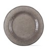 tagltd 10.75 in. Veranda Cracked Glazed Solid Melamine Plastic Dinnerware Plates Set of 4 Dishwasher Safe Indoor Outdoor Grey - 3 of 4