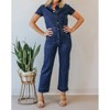 Women's Polly Denim Jumpsuit - KanCan - 3 of 4