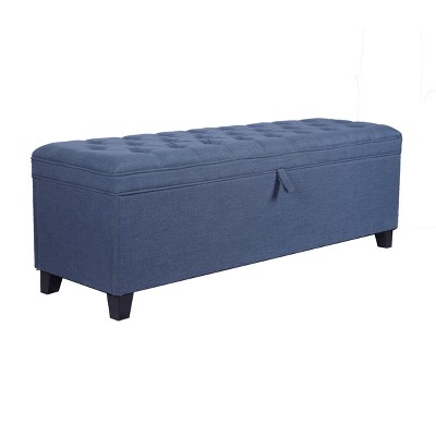 NicBex Storage Ottoman Bench for Bedroom,Modern Storage Bench with Padded Seat,Ottoman for Living Room, Bedroom, Entryway