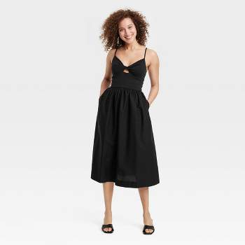 Women's Sleeveless Tie-back Midi Dress - Future Collective™ With
