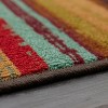Mohawk 8'x10' Stripe Area Rug: Multicolor Skid-Resistant Flat Pile, Indoor Woven Nylon, Rectangle 8x10 Striped Rug - 3 of 4
