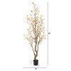 Nearly Natural 7.5-ft Cherry Blossom Artificial Tree - 2 of 2