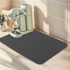 REGALWOVEN Large Diatomaceous Stone Dish Drying Quick Dry Coffee Mat for Kitchen Counter Dishes Cups and Utensils - 4 of 4
