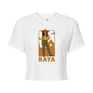 Women's - Disney Princess - Raya Full Body Portrait Cropped Graphic T-Shirt - 1 of 4