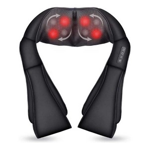 YEVYO Neck and Shoulder Massager with Heat for Neck, Back, Shoulder, Foot, Body - Black - 1 of 4