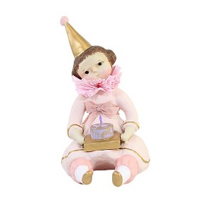 Dee Foust-Harvey 7.5 Inch Pia's Birthday Wish Candle Cake Party Figurines - 1 of 3