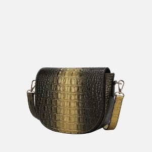 MKF Collection Amalia Halloween Croc-Embossed Crossbody Luxurious and Chic Women's Bag by Mia K - 1 of 4
