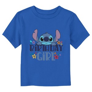 Toddler's Lilo & Stitch Birthday Girl Stitch T-Shirt - 1 of 3