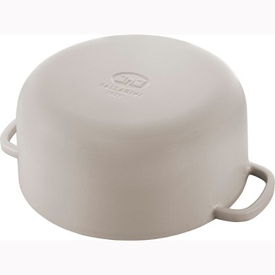 Bellamonte White Enameled Cast Iron 7.5-qt Dutch Oven
