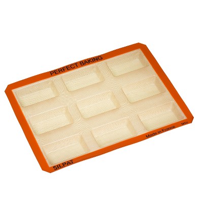 Silpat Non-Stick Silicone 9-Well Mini Loaf Mold